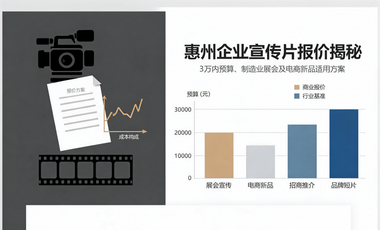 惠州企业宣传片报价揭秘：3 万内预算、制造业展会及电商新品适用方案/宣传片拍摄-企业宣传片拍摄-企业宣传片-三维动画制作-制作宣传片公司-影视公司